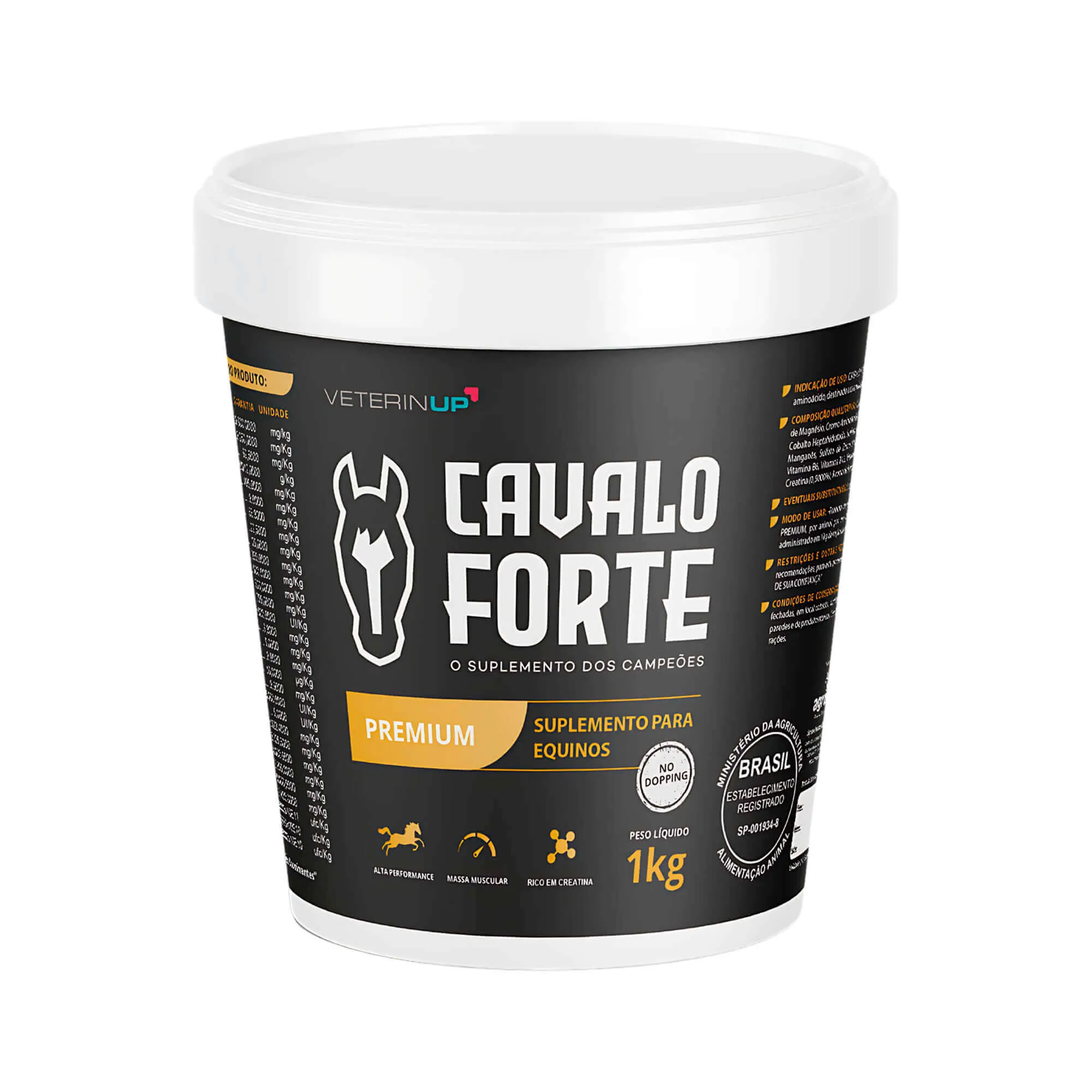 Suplemento Cavalo Forte Premium 1kg para Equinos