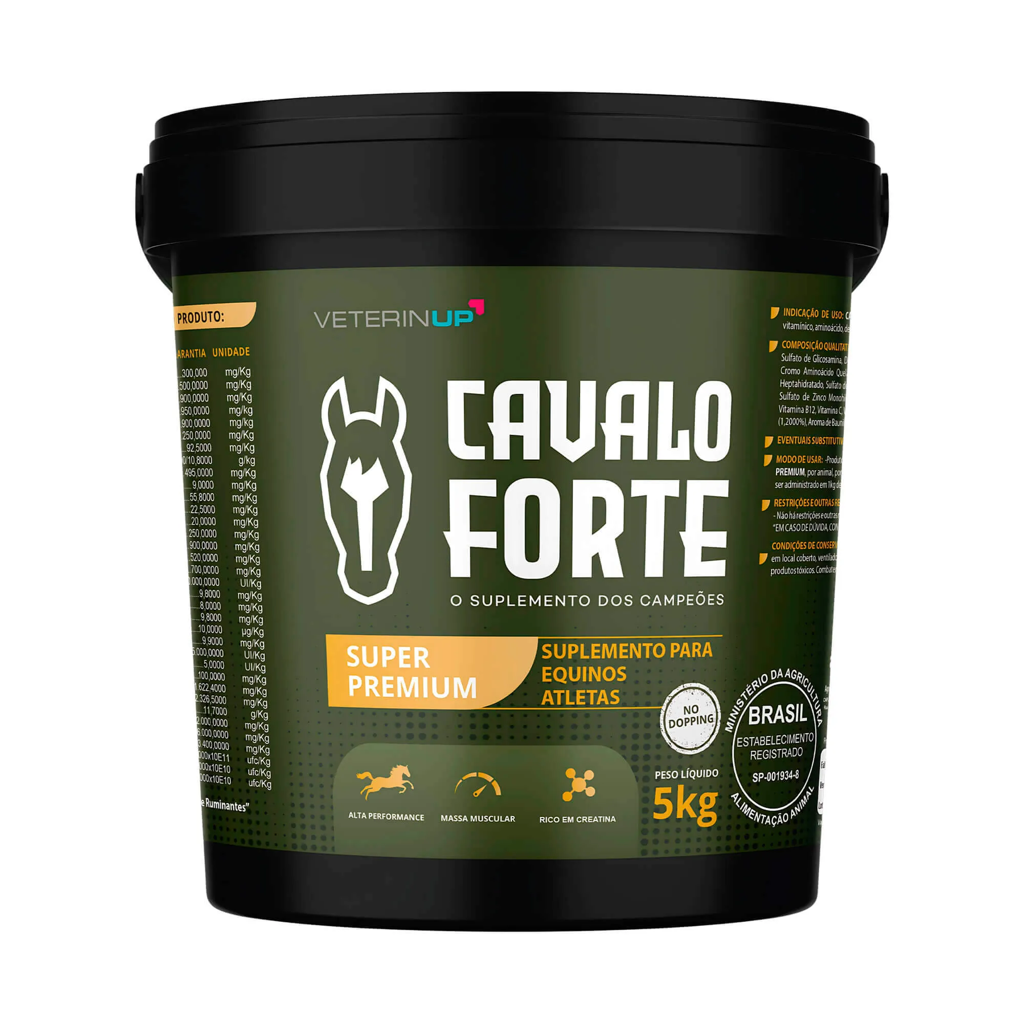 Suplemento Cavalo Forte Super Premium 5kg para Equinos