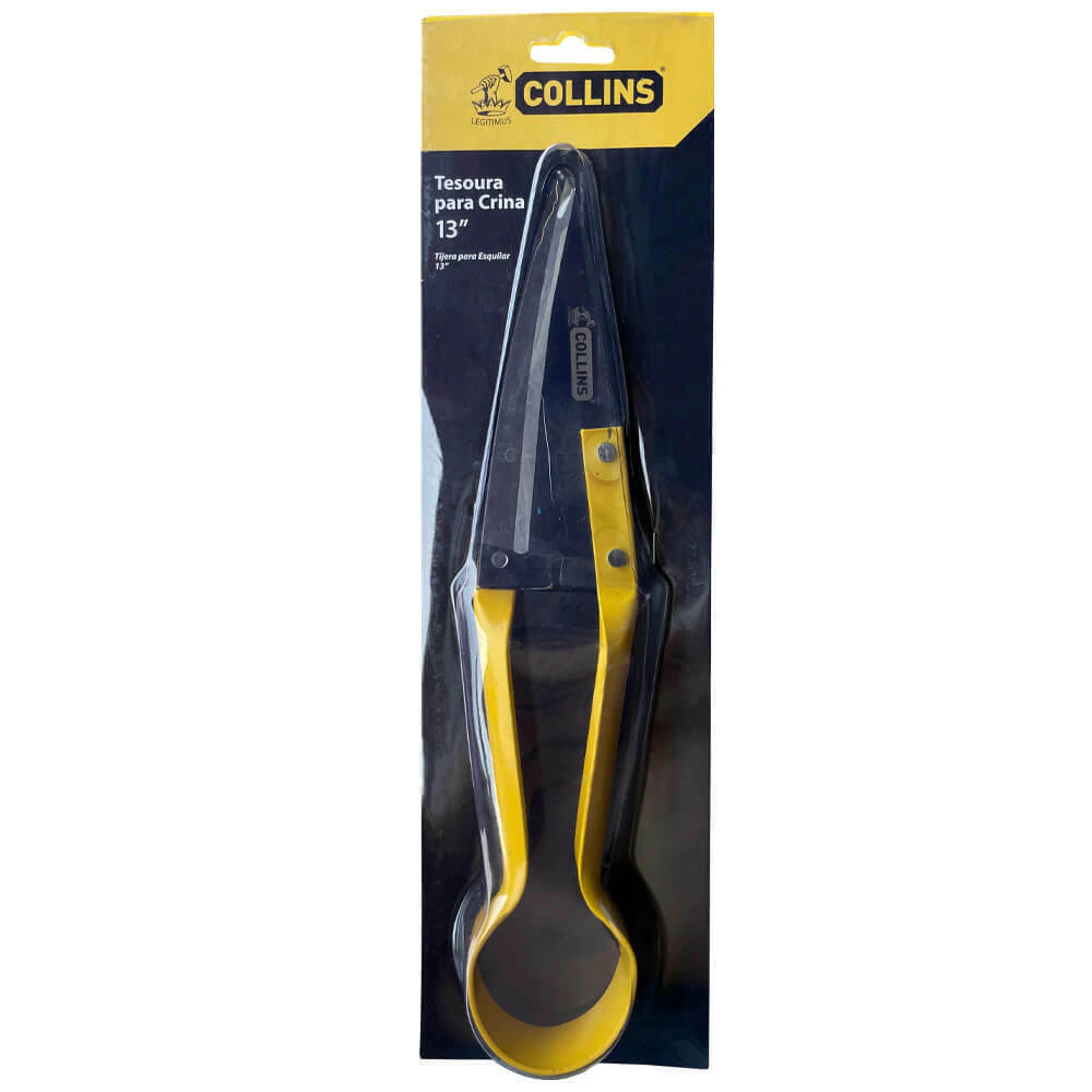Tesoura Collins para Crina e Rabo com Lâmina de 14 cm