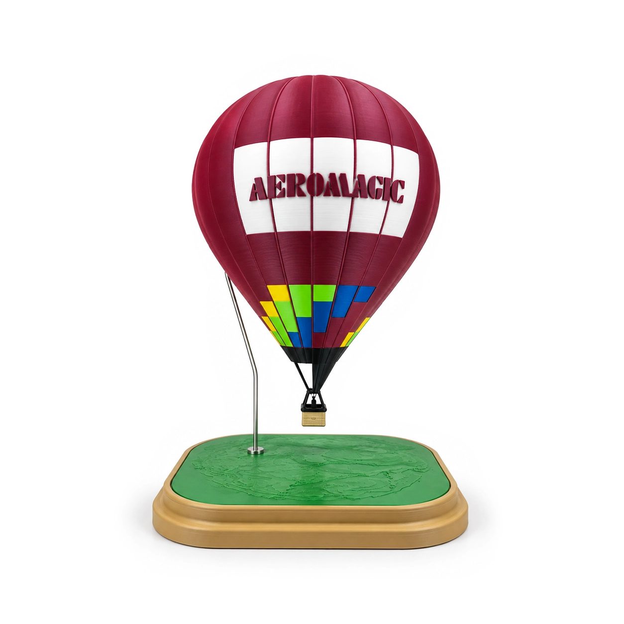 Miniatura Balão de Ar Quente Aeromagic Bordô