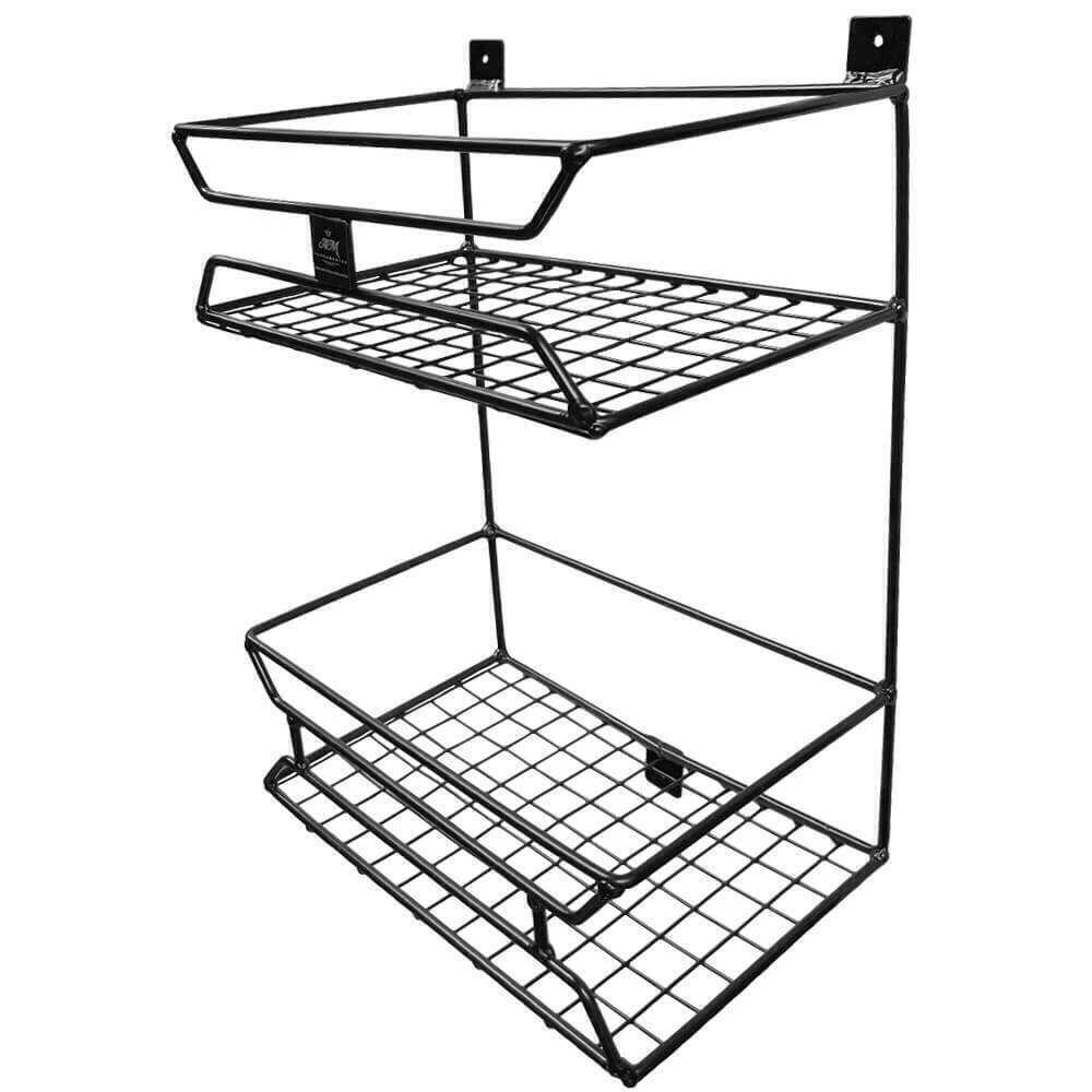 Suporte de Parede para Suplemento e Remédios do Cavalo