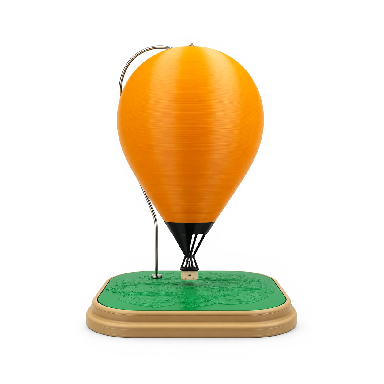 Miniatura Balão de Ar Quente Laranja Aeromagic Mini Verso