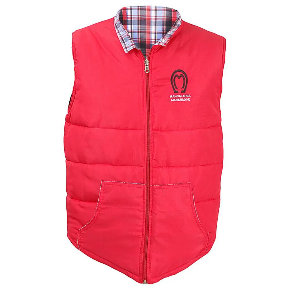 Colete Mangalarga Marchador Dupla Face Vermelho em Tactel