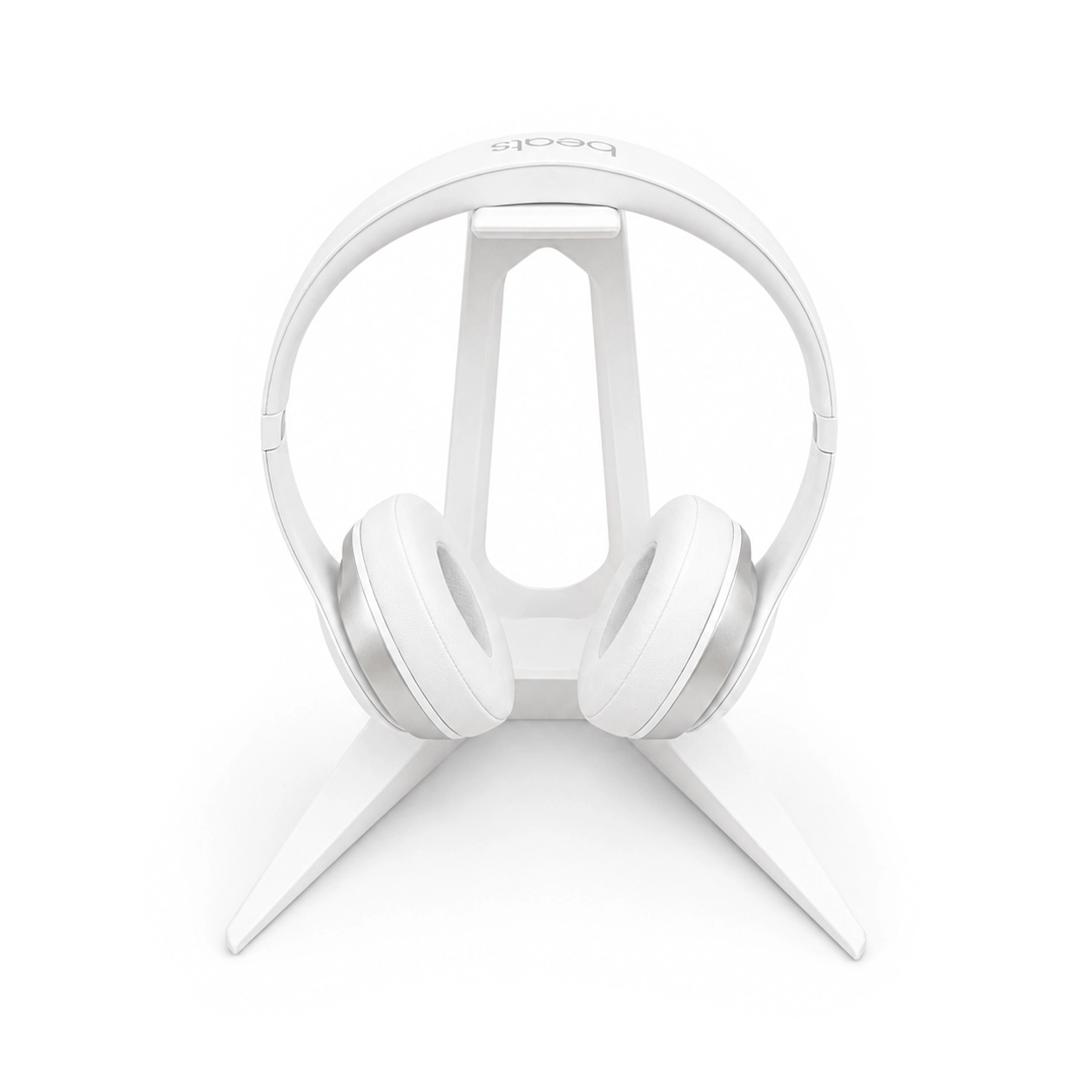 Mini Verso Suporte para Fone de Ouvido de Mesa Branco