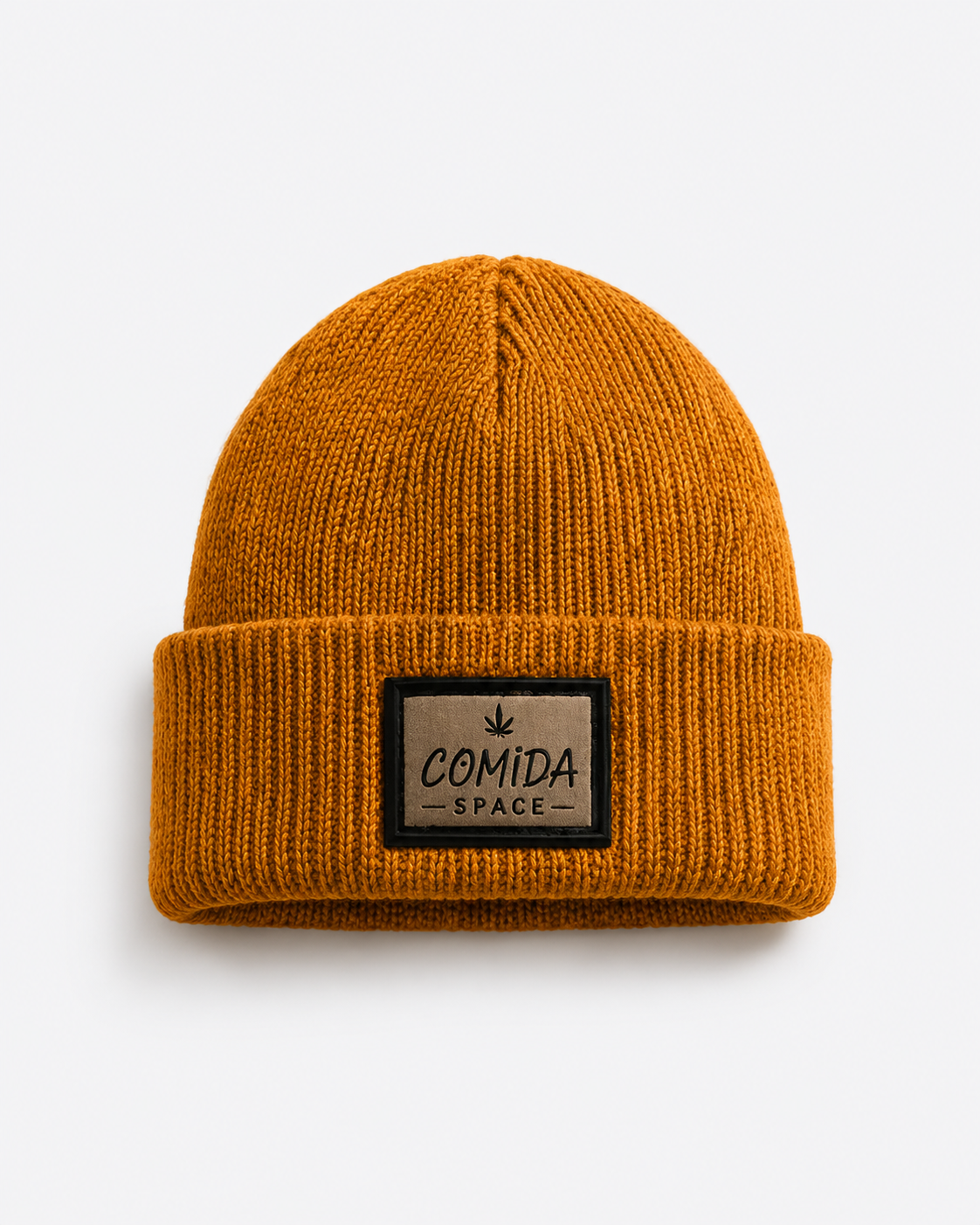 Gorro de Lã Acrílica com Etiqueta Bordada