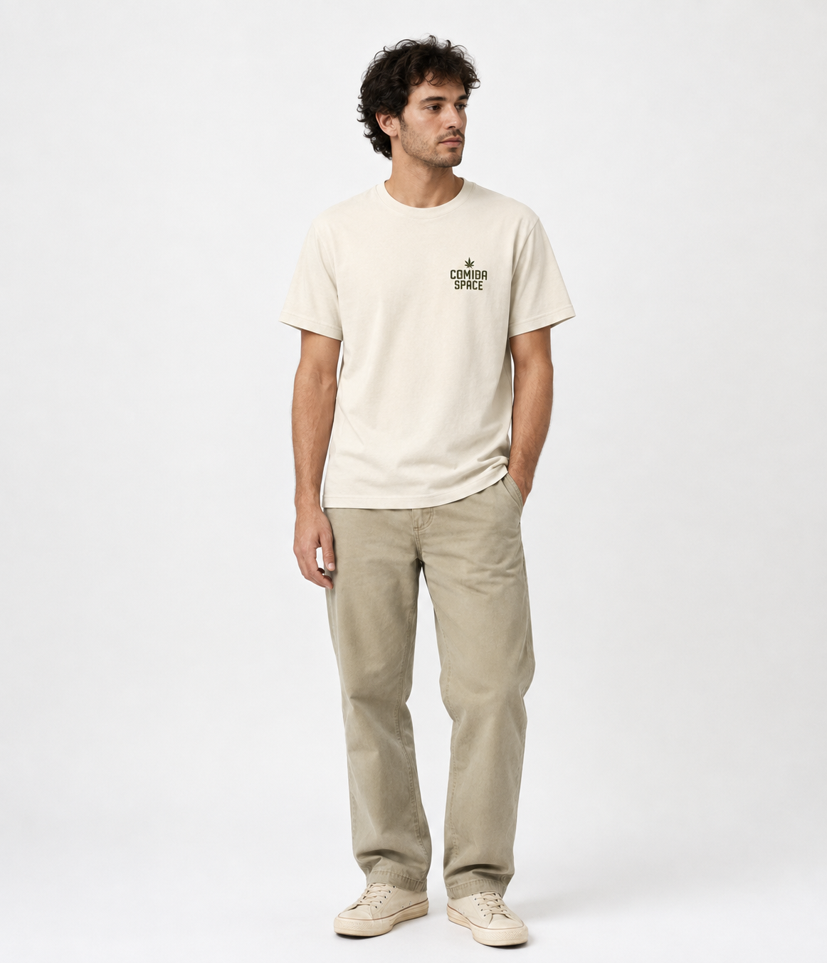Camiseta Algodão Pima Peruano Estampa Stay True