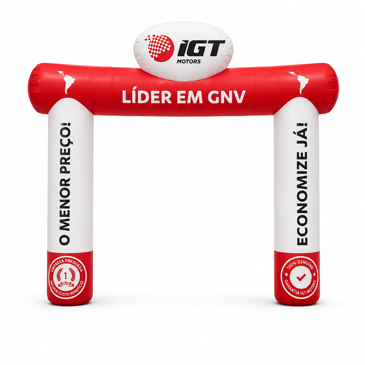 Inflatech Portal Inflável 2x2 Personalizado para Eventos
