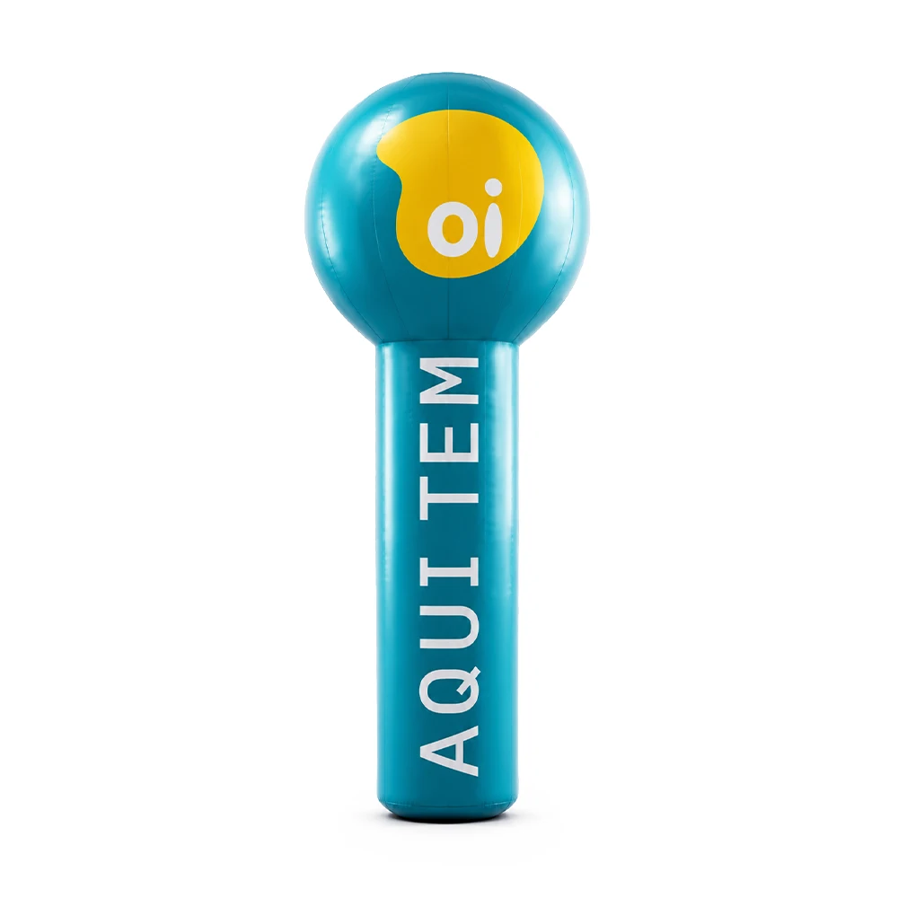 Aeromagic Totem Inflável 3M Personalizado para Fachadas