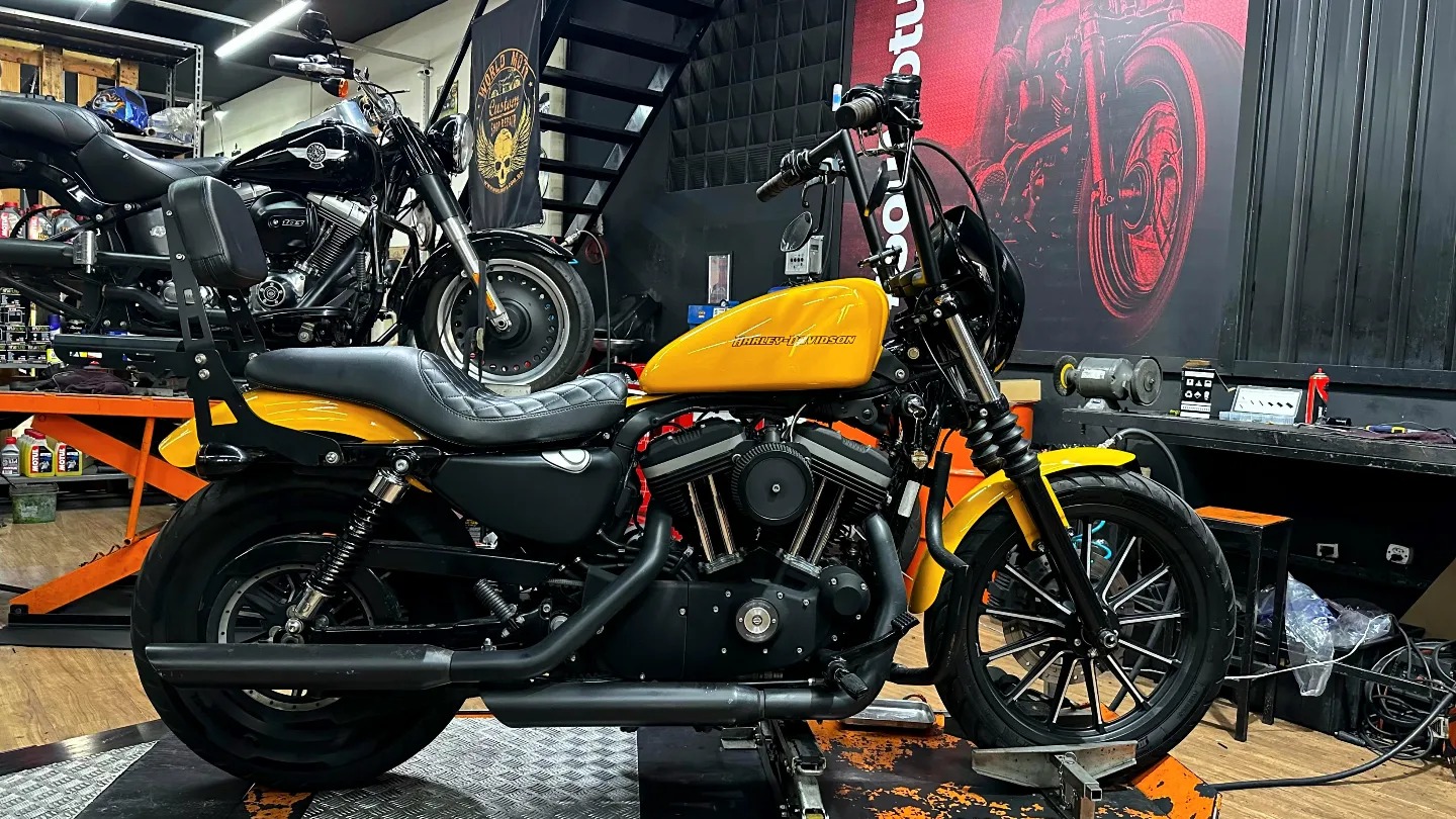 O Cuidado Especializado que
^sua Harley-Davidson Merece^.